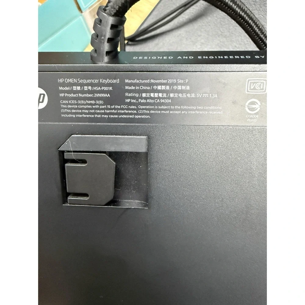 HP OMEN Sequencer Gaming Keyboard RGB Mechanical USB No Box